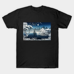 Moon Over Hibiya Park by Tsuchiya Koitsu T-Shirt